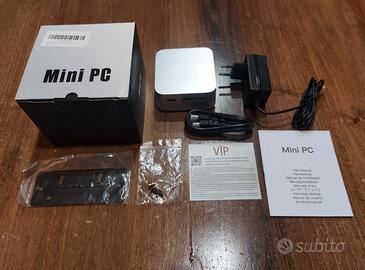 Mini PC Intel N100 8GB 256GB Win11 Pro Doppia LAN