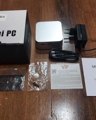Mini PC Intel N100 8GB 256GB Win11 Pro Doppia LAN