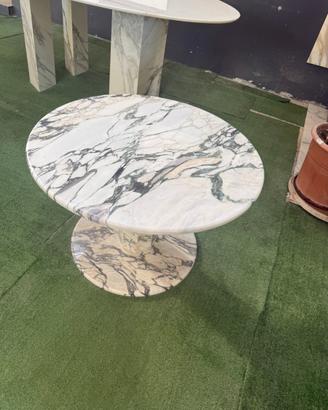 Tavolo rotondo in marmo calacatta viola 83cm