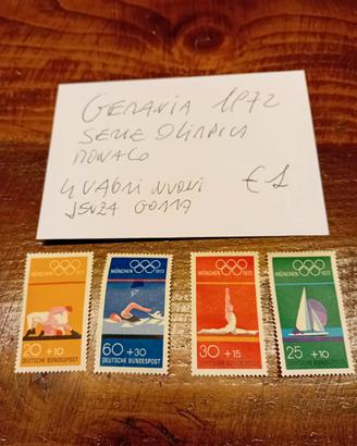 Germania francobolli nuovi senza gomma 