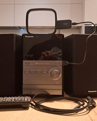 Radio Panasonic con dispositivo Bluetooth