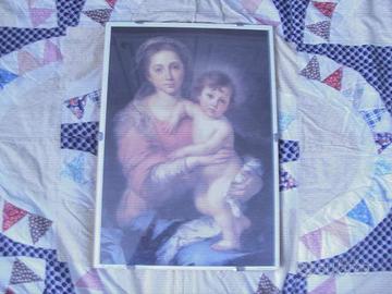 Poster Murillo Madonna col Bambino Nova Lux