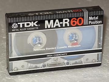 Rara cassetta audio TDK MA-R60 nuova sigillata