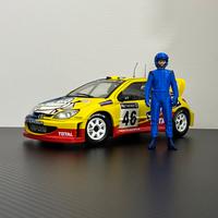 Pilota auto rally 1/18