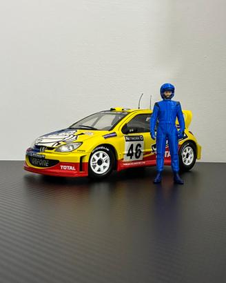 Pilota auto rally 1/18