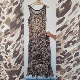 Completo due pezzi vintage pura seta Marella