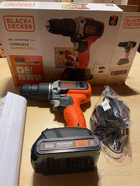 Trapano a percussione a batteria BLACK & DECKER