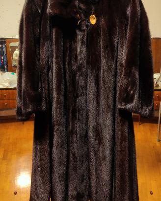 Pelliccia vera artigianale in visone 