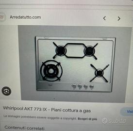 Piano cottura whirpool