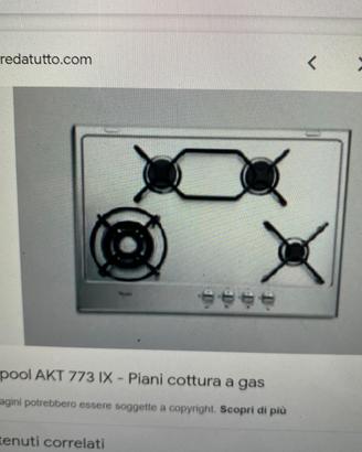 Piano cottura whirpool