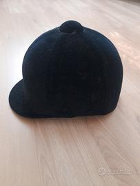 Cap Equitazione Vintage Wembley Velluto Nero