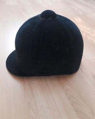 Cap Equitazione Vintage Wembley Velluto Nero