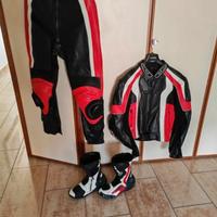 Tuta completa moto