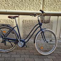 Bici Elops 520 + Borsa doppia bici 500 2X20L nera