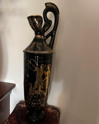 vaso in ceramica nera