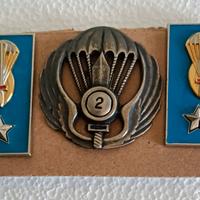 Folgore: mostrine e fregio 2° Btg. Tarquinia