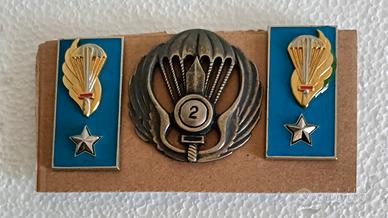 Folgore: mostrine e fregio 2° Btg. Tarquinia