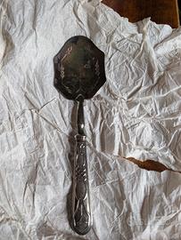 Paletta dolce / gelato vintage AGHIFUG argentata