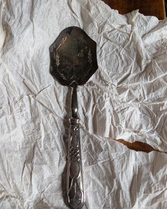 Paletta dolce / gelato vintage AGHIFUG argentata