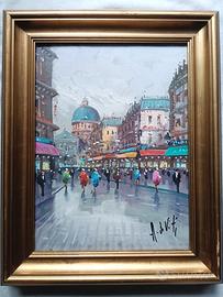 tele pittura ad olio Antonio de Vity 