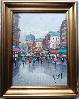 tele pittura ad olio Antonio de Vity 