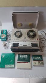 Registratore a bobine grundig tk19l con microfono