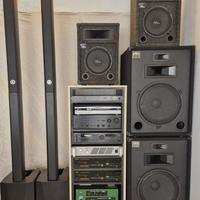 Impianto Audio/stereo in blocco con tanti elementi