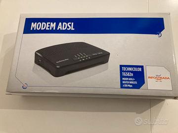Modem adsl router wireless Technicolor infostrada