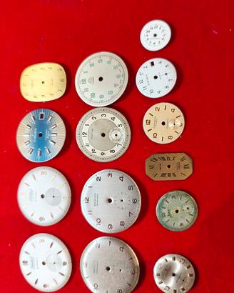 lotto 14 PZ quadranti orologi 