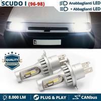 Kit LED H4 Per FIAT SCUDO 1 ANABBAGLANTI + ABBAGLI