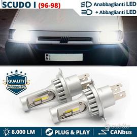 Kit LED H4 Per FIAT SCUDO 1 ANABBAGLANTI + ABBAGLI