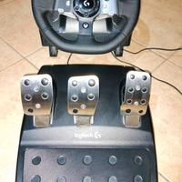 volante da corsa con pedali nuovo 140€ no trattab!