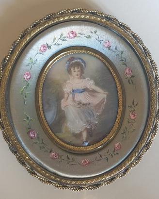 Miniatura ovale 10 x 11 cm