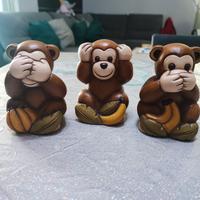 Scimmiette Thun Non Vedo Non Sento Non Parlo