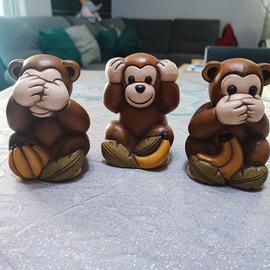 Scimmiette Thun Non Vedo Non Sento Non Parlo