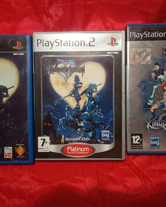 3 giochi Kingdom Hearts PlayStation 2