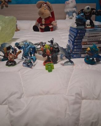 skylanders con giochi  ps4  e ps3prezzo trattabile
