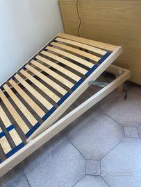 Rete a doghe singola reclinabile – 190 x 80 cm
