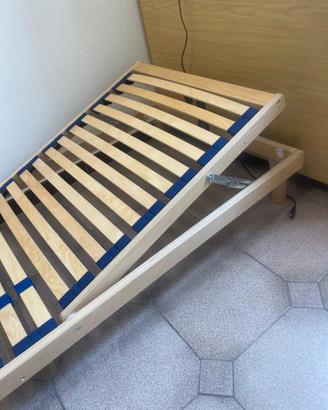 Rete a doghe singola reclinabile – 190 x 80 cm