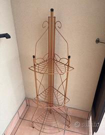 Fioriera angolare in metallo conforama