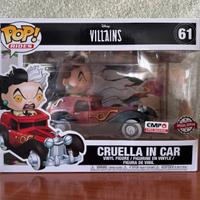 Funko Pop Disney Villains - Cruella in car #61