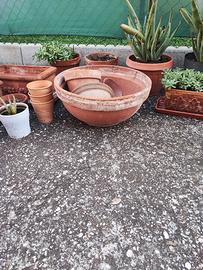 vaso ciotola in terracotta 