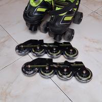 pattini scarponcino n.30-33 convertibili