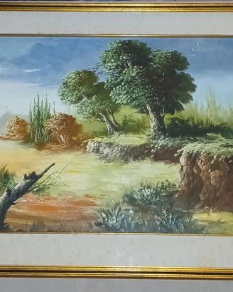 Quandro paesaggio pittore Josè Manolo Campos