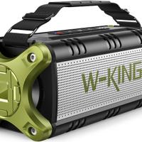 50W Cassa Bluetooth Potente, W-KING Speaker Blueto