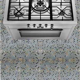 Pavimento cucina anni 70