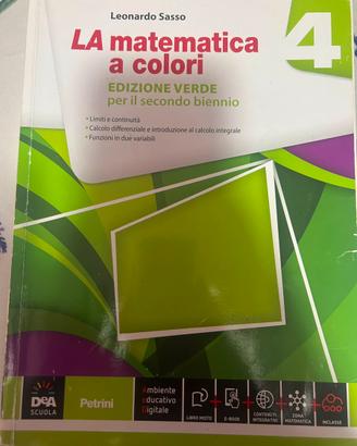 La matematica a colori edizione verde