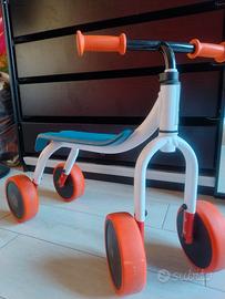 BTWN Triciclo evolutivo 2 in 1 bianco-arancio