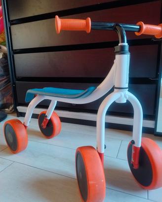 BTWN Triciclo evolutivo 2 in 1 bianco-arancio