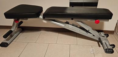 Panca Body Solid reclinabile con ruote